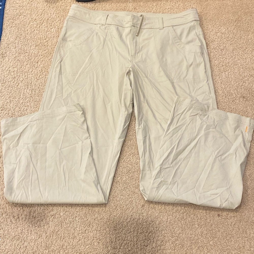 Lucy khaki wide leg pants NWOT size large (fit 12-14)